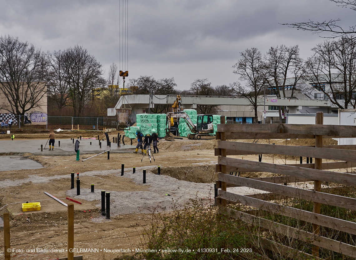 24.02.2023 -  Baustelle Haus für Kinder in Neupelach Quiddestraße 3